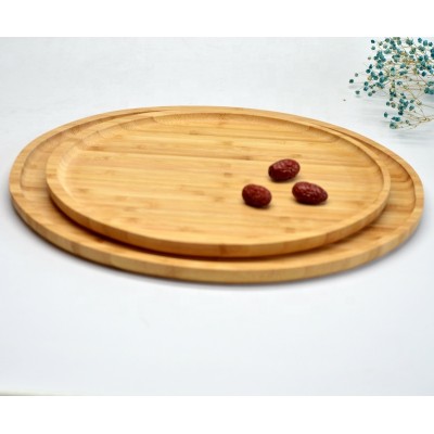 Customized Eco friendly Oval Shape Bamboo Charger Plate make your dinner Perfect