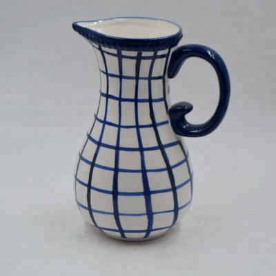 Stylish Blue pitcher, Personalized Ceramic stylish pitcher for home kitchenweare